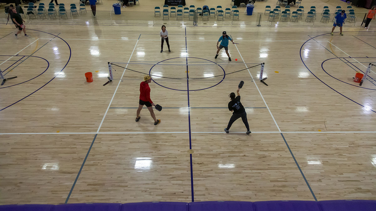 Pickleball courts at the HHPC on the San Juan College campus.