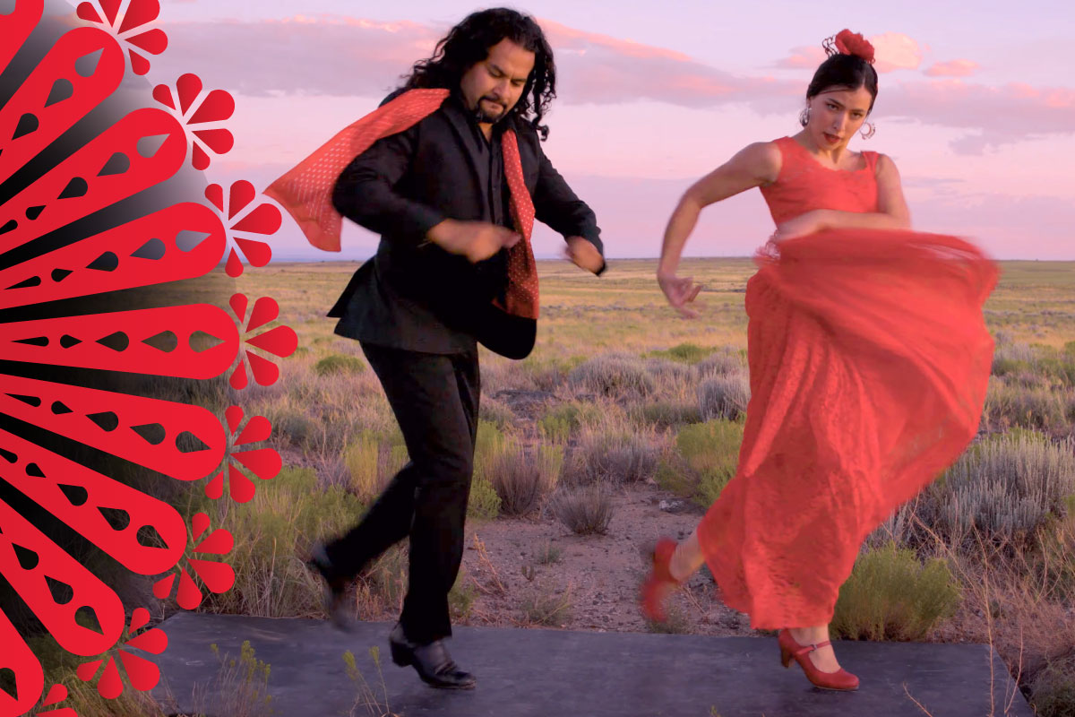 Two flamenco dancers