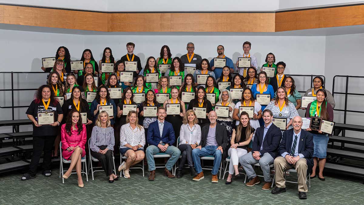 SJC honors graduates group photo