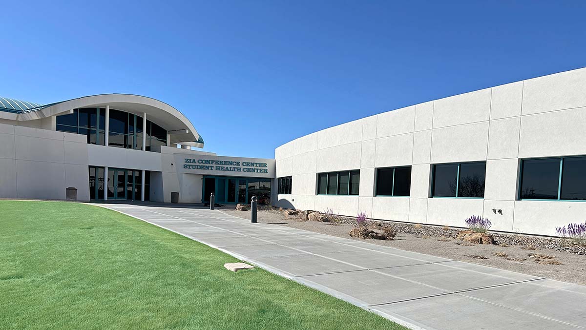 Exterior of the Student Health Center at San Juan College.